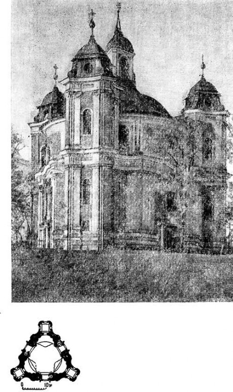 Паура. Церковь Троицы, 1714—1724 гг., И.М.Пруннер